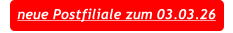 neue Postfiliale zum 03.03.26